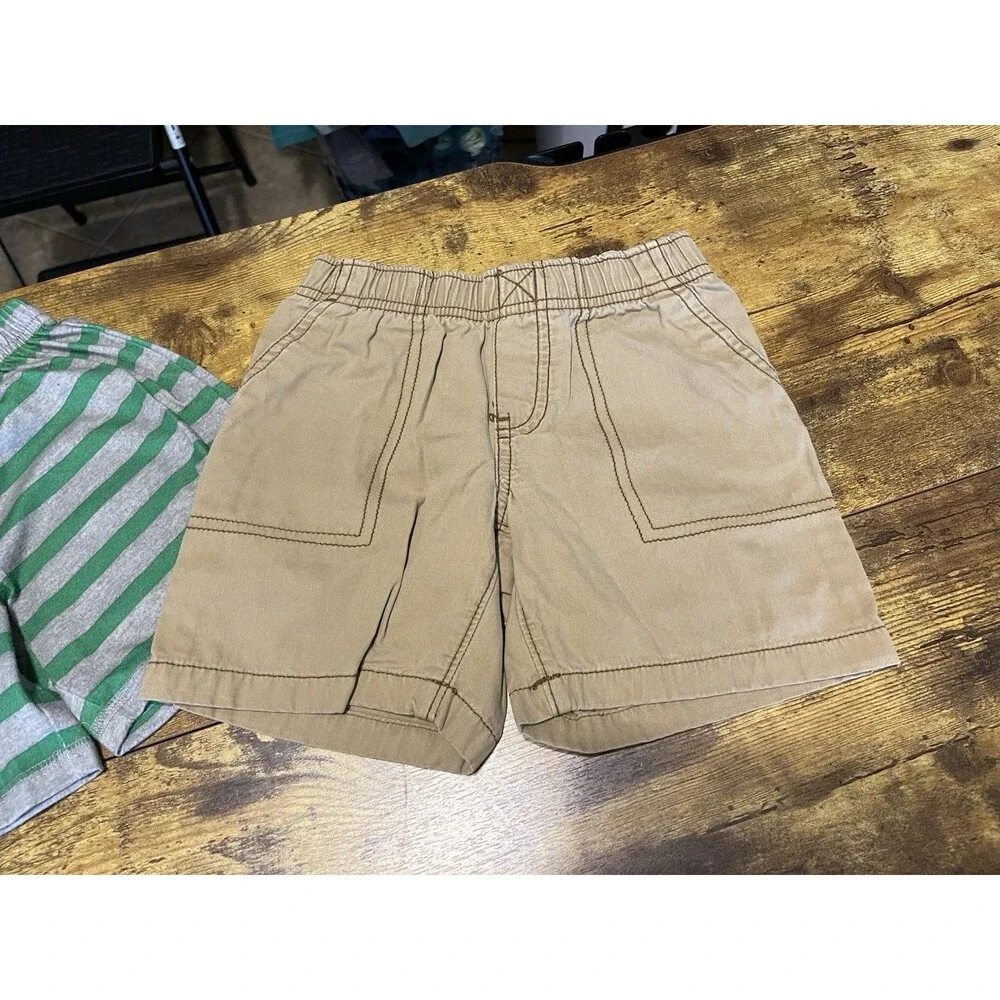Boys Shorts Mixed Lot Sz 3T Carter’s Garanimals Chino Denim Camo Surf 6 Pack